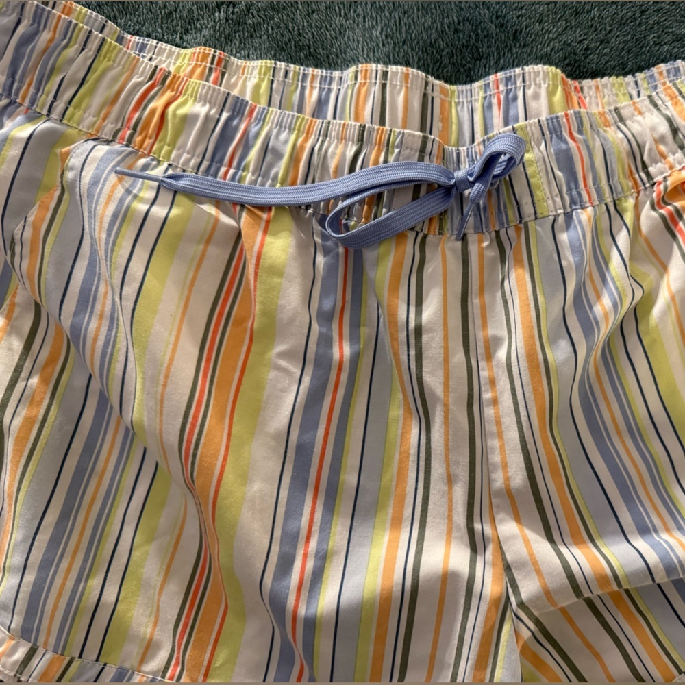 prAna Shorts Womens XL Mariya Striped Multi Stripes Swim Beach Outdoor Hybrid - Picture 7 of 13